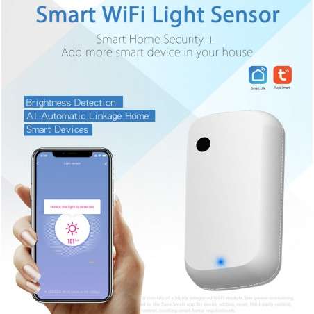 Capteur De Lumi Re Intelligent Tuya Wifi Automatisation Pour La Maison