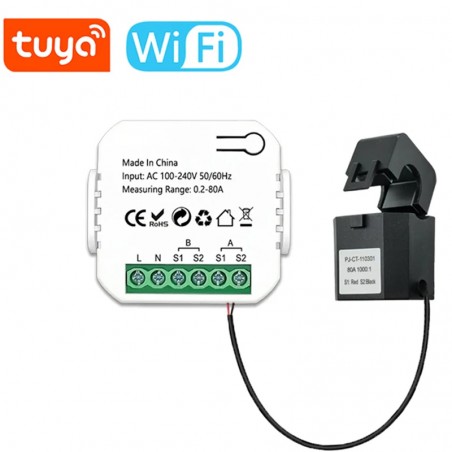 Compteur Wifi Tuya Surveillance Intelligente De L Lectricit