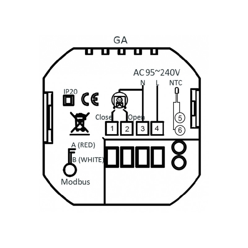 Smart Thermostat BHT 003 ZigBee Beca For Water Heating Control