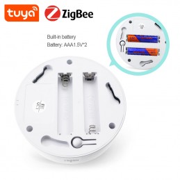 Détecteur de fumée intelligent Tuya ZigBee compatible avec Alexa