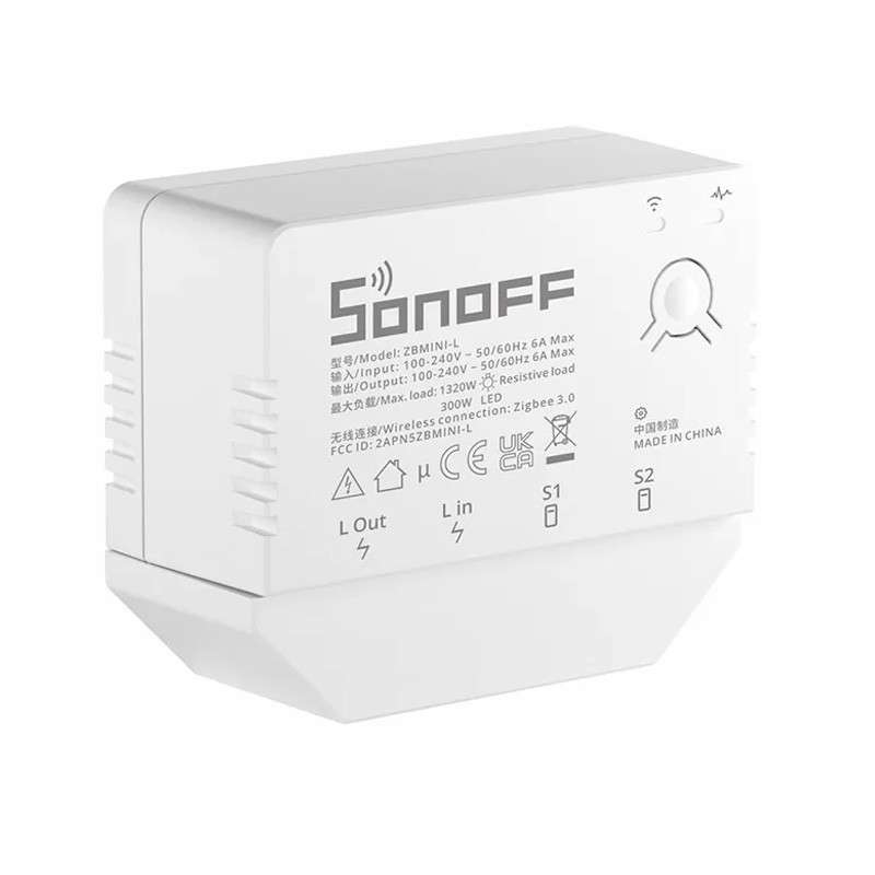 Uitmaken ondernemen rand Sonoff ZBMini-L Smart Switch Zonder Neutral Compatibele Alexa en Google
