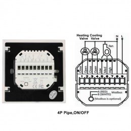 Termostato ZigBee Beca BAC-002ELZB Fan Coil