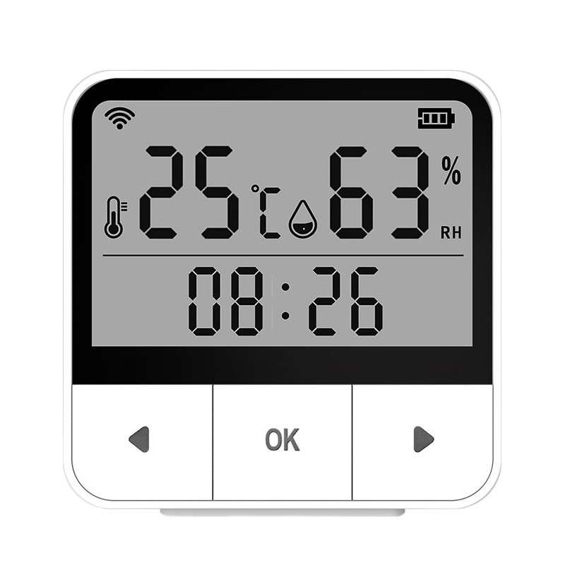 Termómetro higrómetro WiFi con pantalla LCD Smartlife