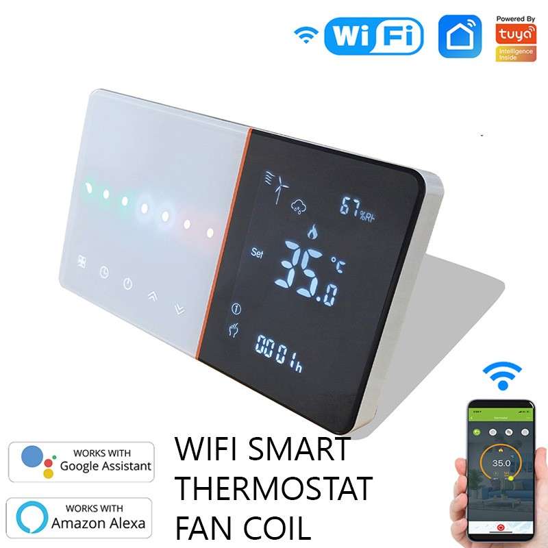 Beca Bac Elw Thermostat Wifi Pour Ventilo Convecteur Pour Le Contr Le Du Climatiseur