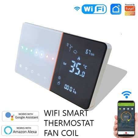 Beca BAC-005ELW Fan Coil WiFi Thermostat For Air Conditioner Control