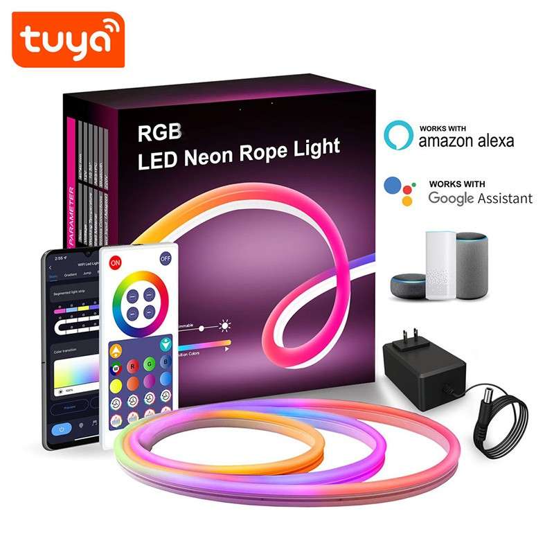 constant Bedreven fusie Tuya Led Neon Strip 10W Smart Wifi and Bluetooth 5 Meters App Control