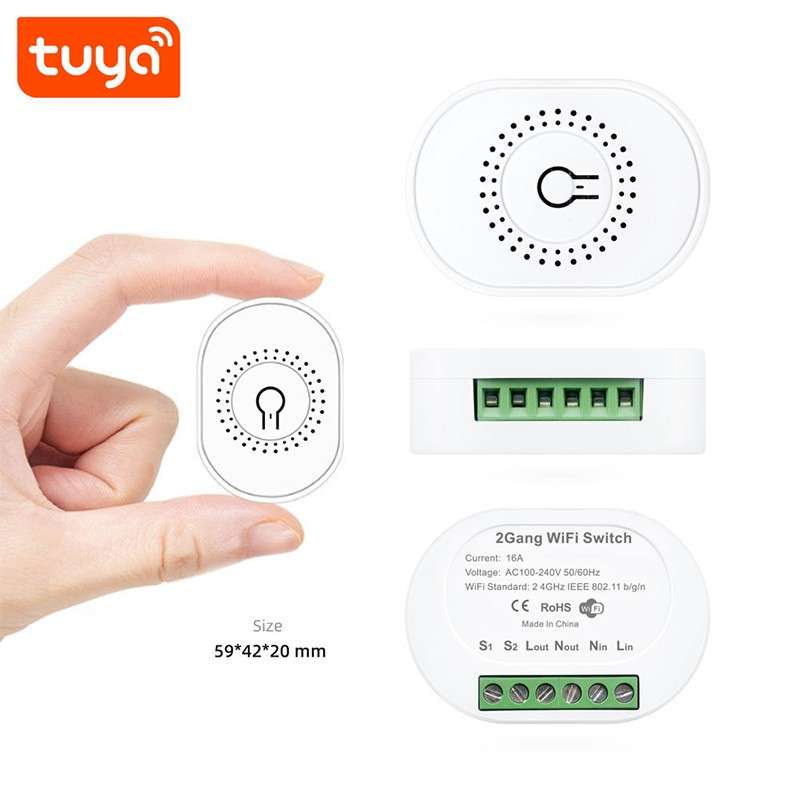 Commutateur Intelligent Tuya Mini Canaux A Wifi