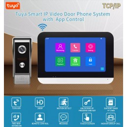 Kit de portero automático for hogar, aplicación inteligente TUYA