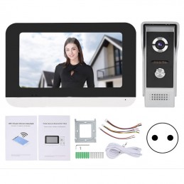 Interphone vidéo Tuya Smart WiFi pour Villa Kit avec moniteur et caméra