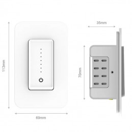 Variatore di luce WiFi White Switch Smart Home LED Interruttore