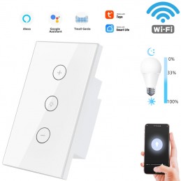 Tuya Smart WiFi Touch Dimmer Switch pour régler l'intensité de la