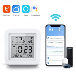 TIMPCV WiFi Temperature and Humidity Sensor,Tuya Smart Hygrometer