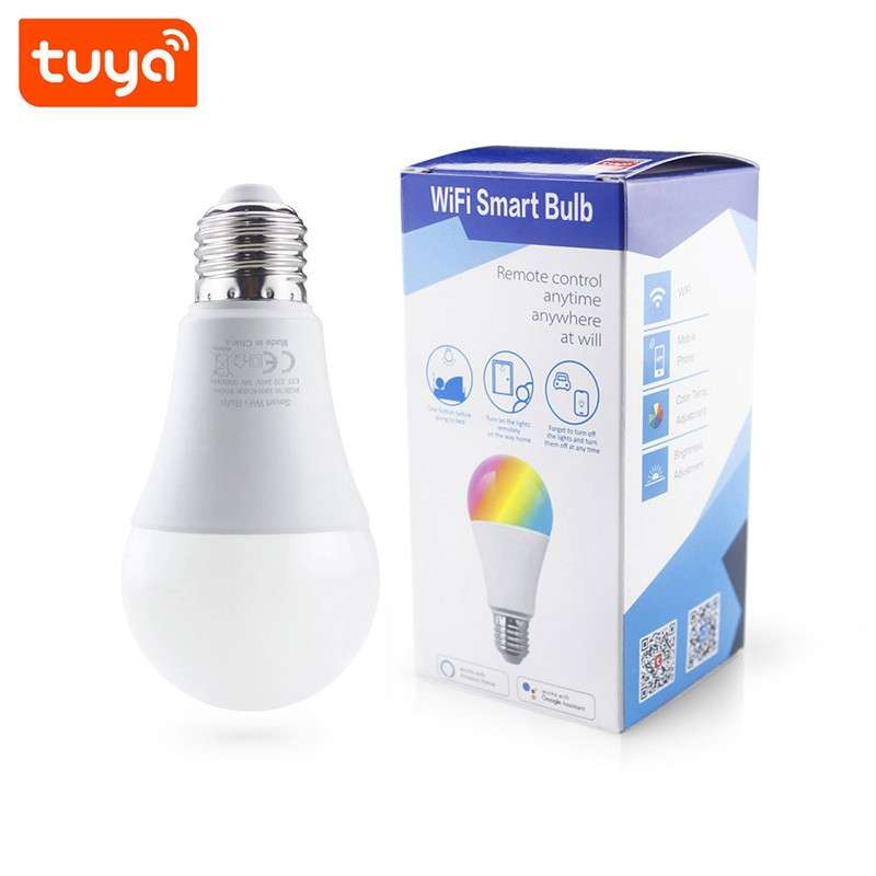 Tuya Smart Wifi Rgbw E27 Dimmable 9w Led Bulb