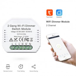 Tuya 2 Channel Smart Wi-Fi Dimmer Module
