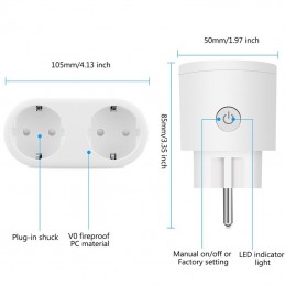 Double smartplug with WiFi