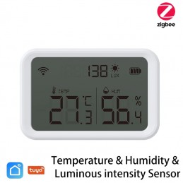 Hygrometer Thermometer for Zigbee Connection, Indoor Outdoor