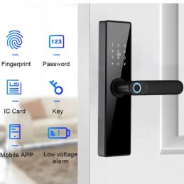 OS118TYF-How to install tuya smart lock and connect to wifi 