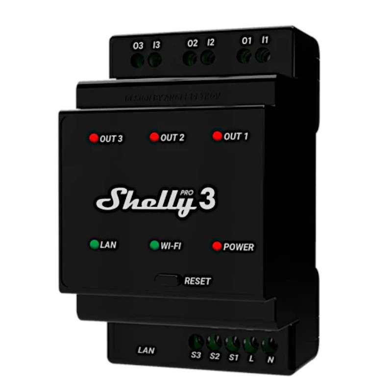 Shelly 1 Plus WiFi Switch Low Cost Alexa and Google Clean Contact