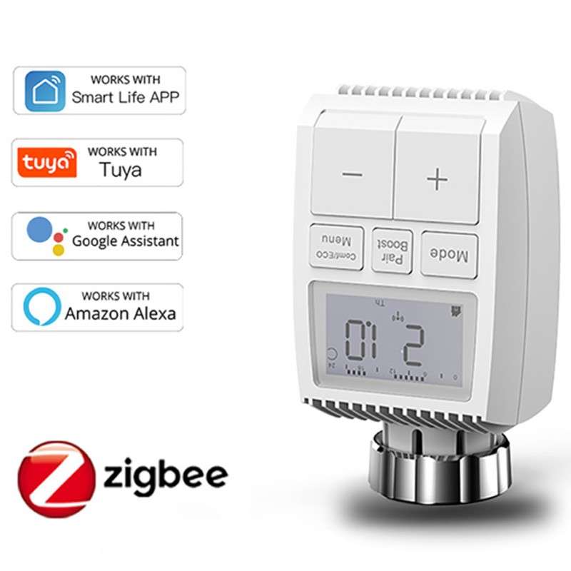 ui sponsor Voor type Nieuwe Tuya Smart ZigBee thermostatische radiatorkraan