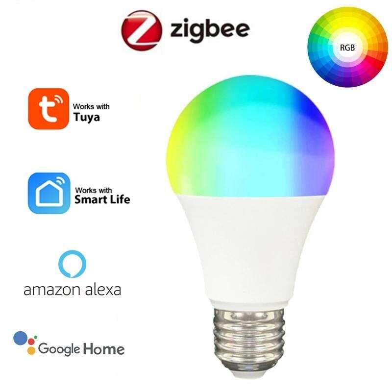 Modee Smart Ampoule LED connectée (Tuya Smart Life App) Globe A60 9,4W E27  180° RVB (806 lumens)