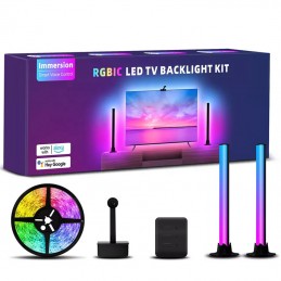 Tuya Smart WiFi RGBIC Immersions-LED-TV-Kit für Spiele - Expert4house