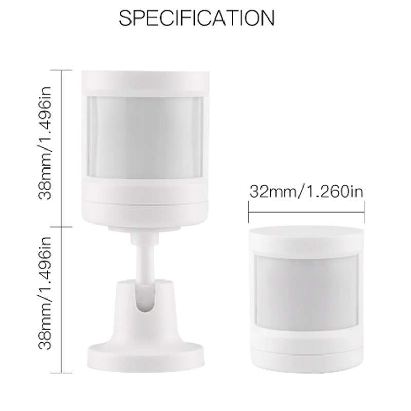 Tuya Smart ZigBee PIR Motion Sensor With Human Body Detection