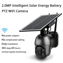 Tuya Telecamera Smart con Sim 4G Ruotante da 2.0 MP e Pannello Solare