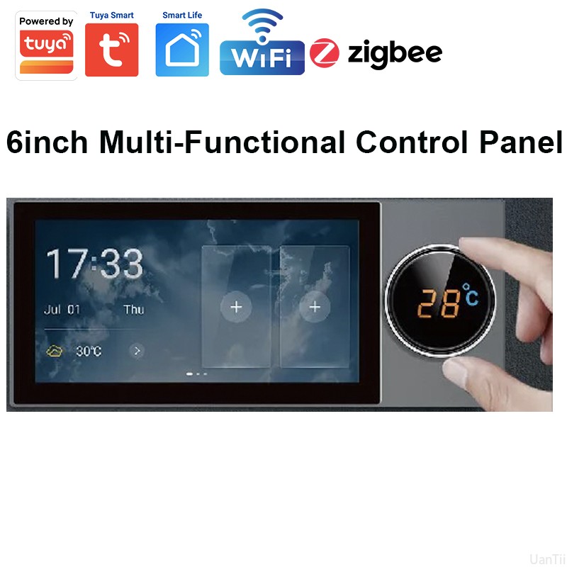 4'' Touch Panel Whole Home Control Center EU (Tuya smart life APP)