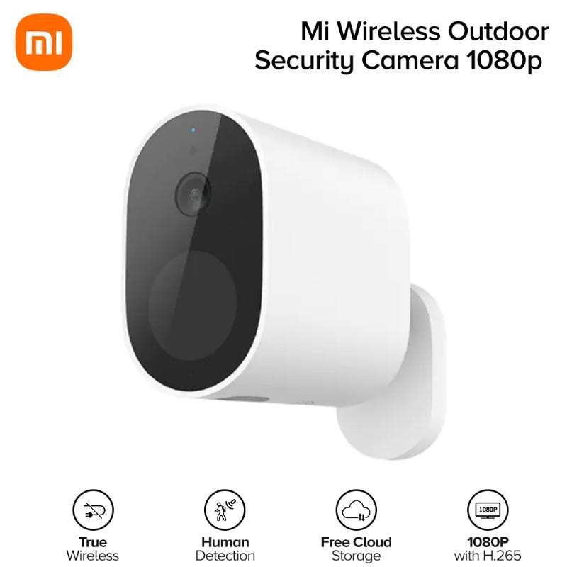 Caméra de surveillance d'extérieur Xiaomi Mi sans fil Wifi 1080p Sans  routeur Blanc - Caméra de surveillance - Achat & prix