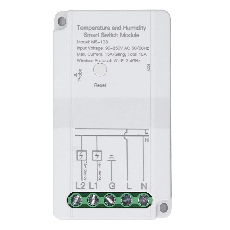 Tuya Smart WiFi Module Temperatuur En Vochtigheidssensor Alexa Google