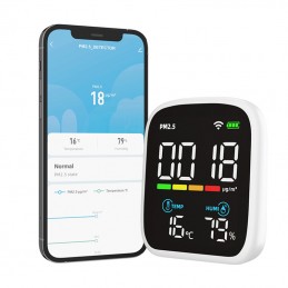 Monitor Jakości Powietrza Tuya Smart WiFi PM2.5
