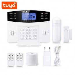 Tuya Smart WiFi och GSM Alarm Kit med 8 zoner