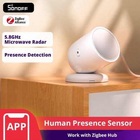 Sonoff Snzb P Sensor De Presencia Humana Radar Zigbee Inteligente