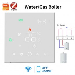 Thermostat for Gas Boiler with Beca Smart ZigBee BHT-003 Radiators