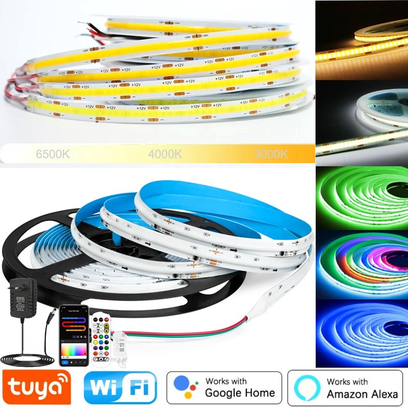 Tuya High Density COB LED-Lichtleiste Smart WiFi Kit
