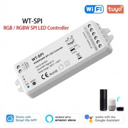 Contrôleur Tuya SPI pour LED WiFi intelligentes RVB et RGBW adressables
