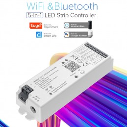 Tuya Uniwersalny kontroler LED 5w1 Smart WiFi i Bluetooth