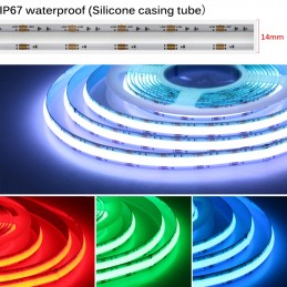 Striscia LED COB RGB da 840 LED al Metro DC24V 5 Metri