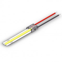 2-pins COB- en SMD-LED-connector van strip naar voeding