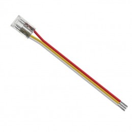 3-poliger COB-CCT-LED-Streifen an Stromanschluss, 10 mm