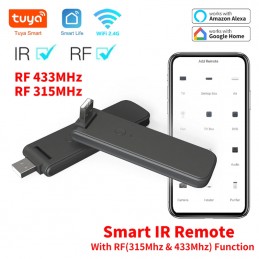 Tuya Universal Smart WiFi USB Hub para controles remotos IR y RF