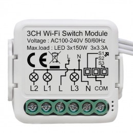 Commutateur Wi-Fi intelligent universel Tuya pour lumières