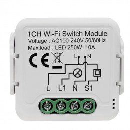 Commutateur Wi-Fi intelligent universel Tuya pour lumières