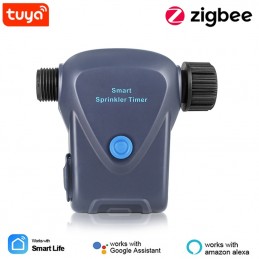 Minuterie d'irrigation Tuya Smart ZigBee avec compteur d'eau intégré