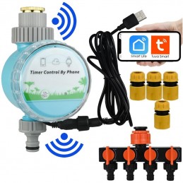 Kit de riego automático de jardín Tuya Smart WiFi y Bluetooth