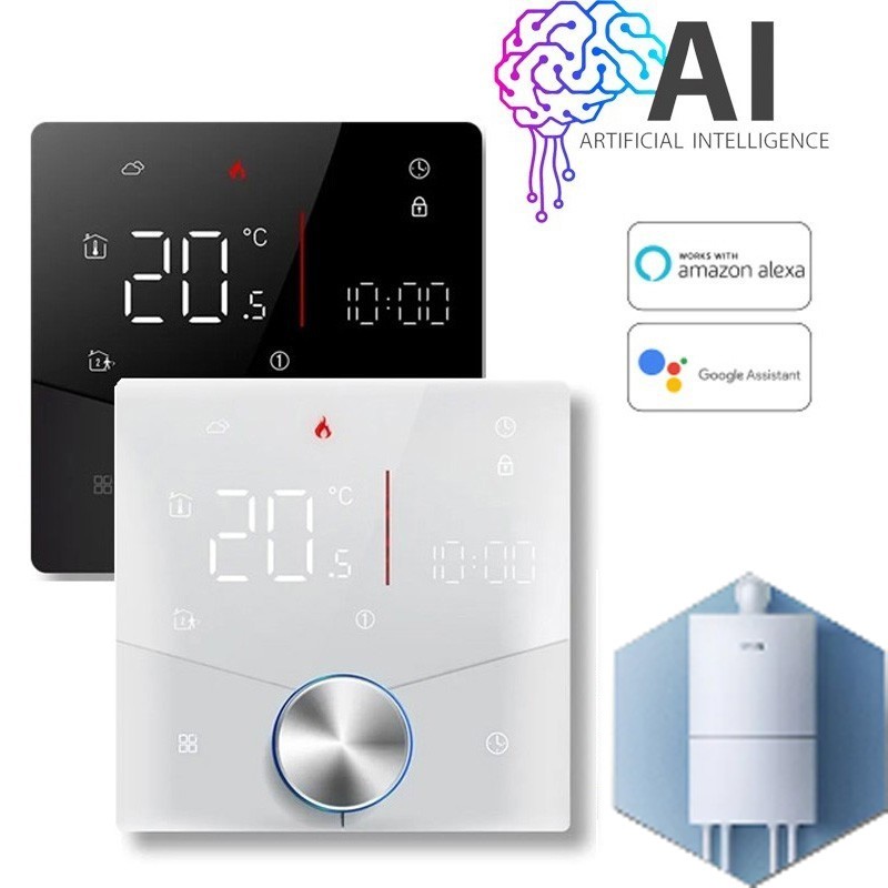 Beca BHT-009GCLW-AI Thermostat with Artificial Intelligence for Boiler