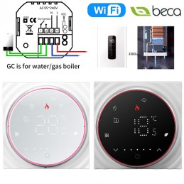 Beca BHT-6001GCLW Slimme WiFi Ronde Thermostaat