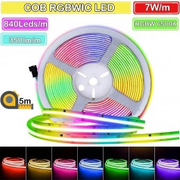 Striscia LED COB RGBWIC...