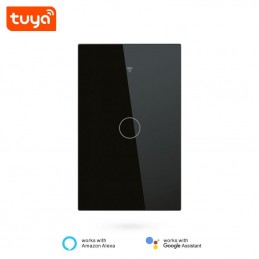 Tuya Smart WiFi Touch Switch with RF 433 MHz Black