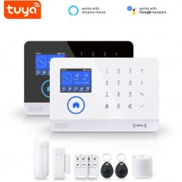 Tuya Kit GSM 4G + WiFi Système d'Alarme Vidéo